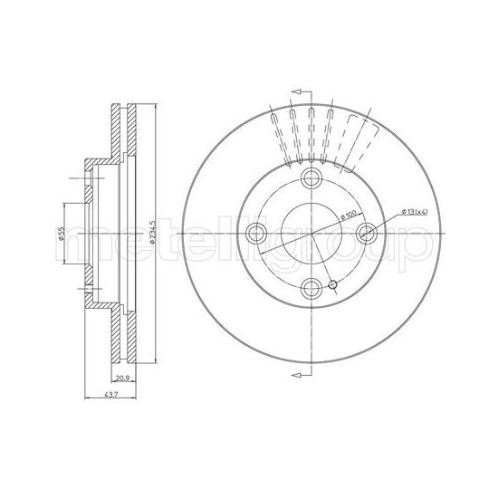 23-0668C - Brake Disc 