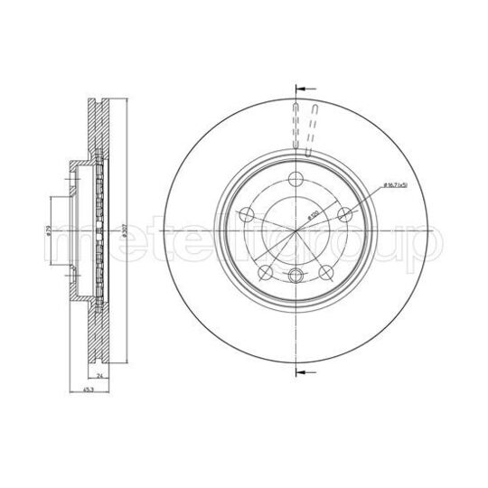 23-1380C - Brake Disc 