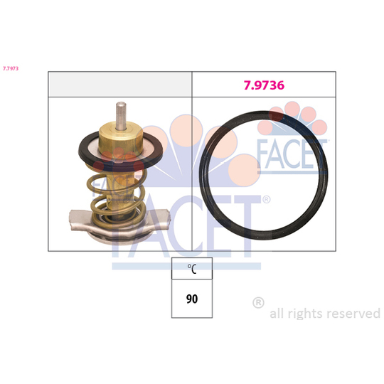 7.7973 - Thermostat, coolant 