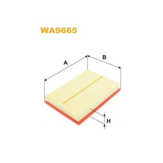 WA9665 - Air filter 