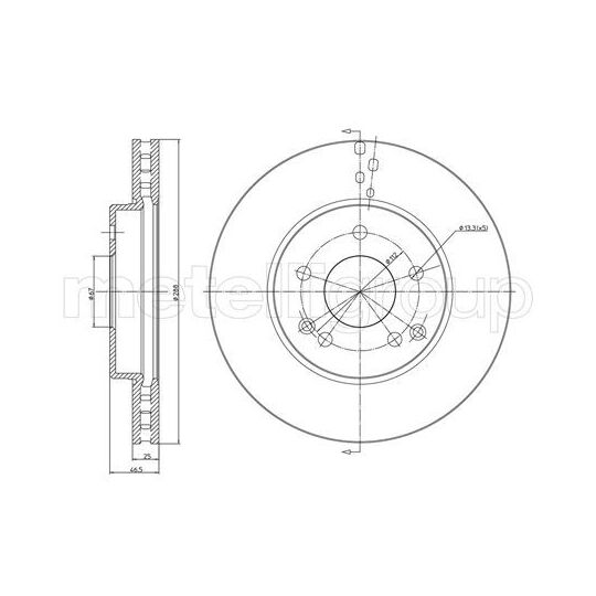 23-0701C - Brake Disc 