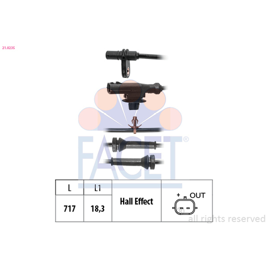 21.0235 - Sensor, wheel speed 
