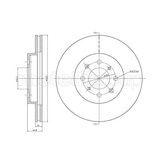 23-0344C - Brake Disc 