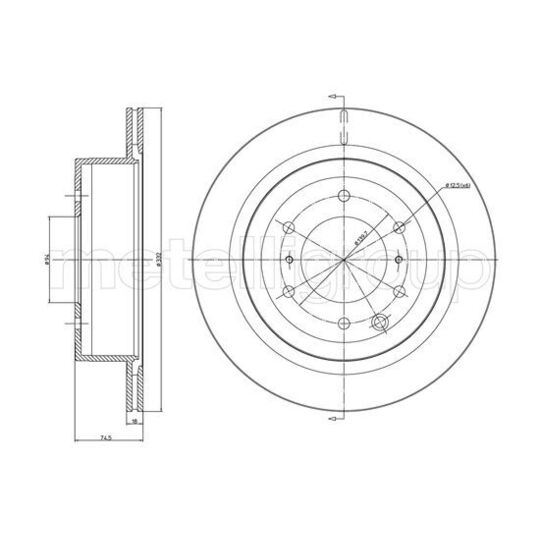 23-1663C - Brake Disc 