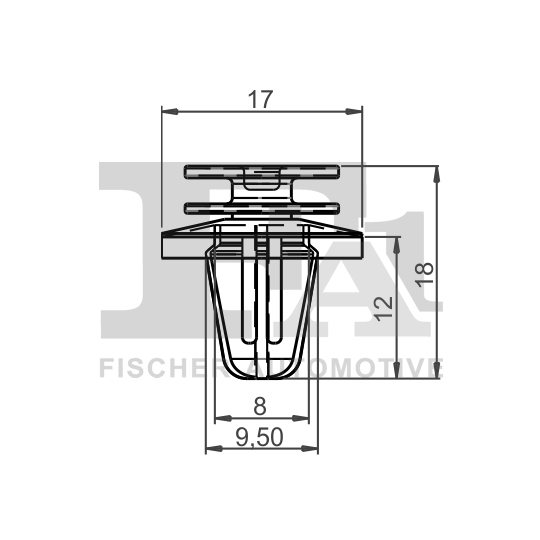 14-40018.5 - Clip, trim/protection strip 