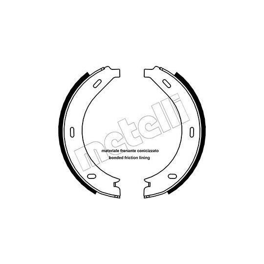 53-0236 - Bromsbackar, sats, parkeringsbroms 