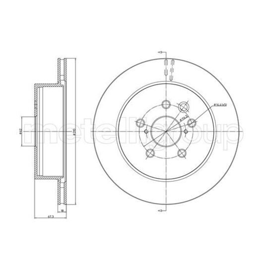 23-1541C - Brake Disc 