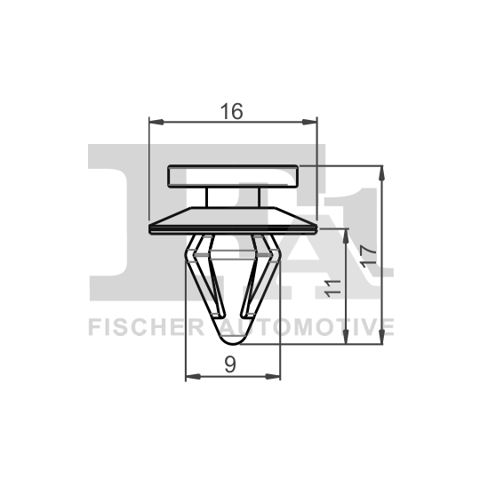 74-40017.5 - Clip, trim/protection strip 