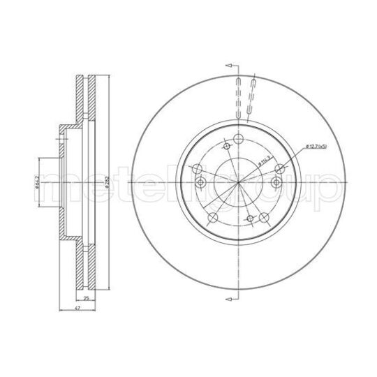 23-1555C - Brake Disc 