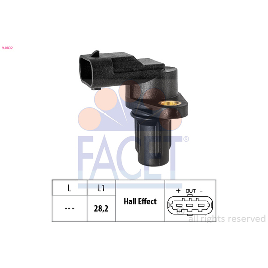 9.0832 - Sensor, camshaft position 