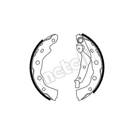 53-0259 - Brake Shoe Set 