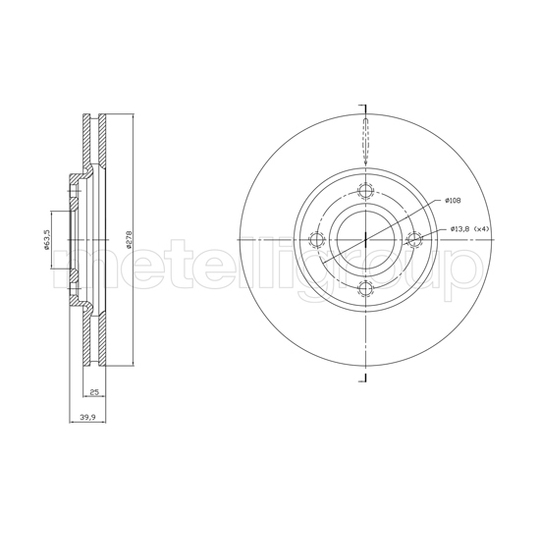 23-1768C - Brake Disc 