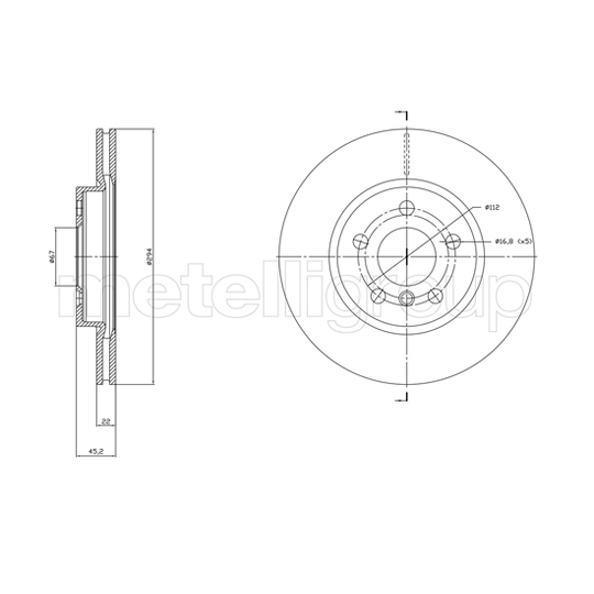 23-1772C - Brake Disc 