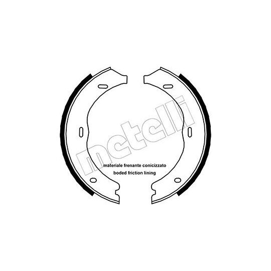 53-0248 - Piduriklotside komplekt,seisupidur 