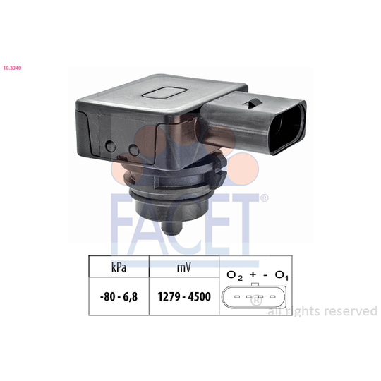 10.3340 - Pressure Sensor, brake booster 