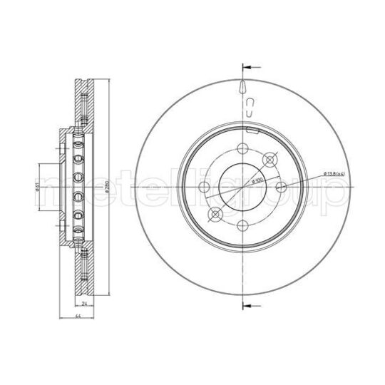 23-1468C - Brake Disc 