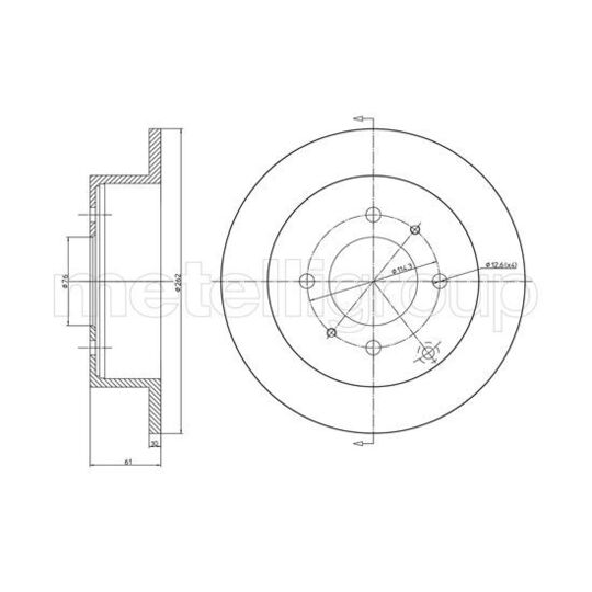 23-1207C - Brake Disc 