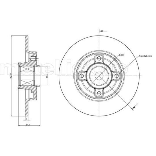 23-0827 - Brake Disc 