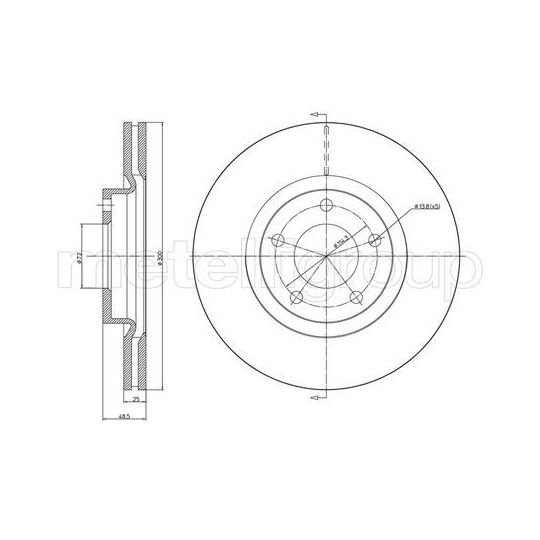 23-0730C - Brake Disc 