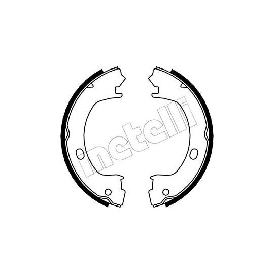 53-0031 - Brake Shoe Set, parking brake 