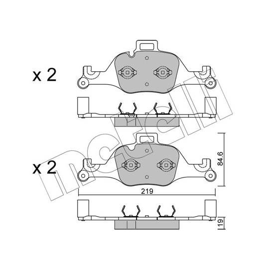 22-1145-0 - Brake Pad Set, disc brake 