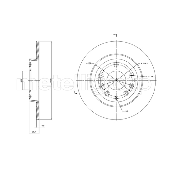 23-1831C - Brake Disc 