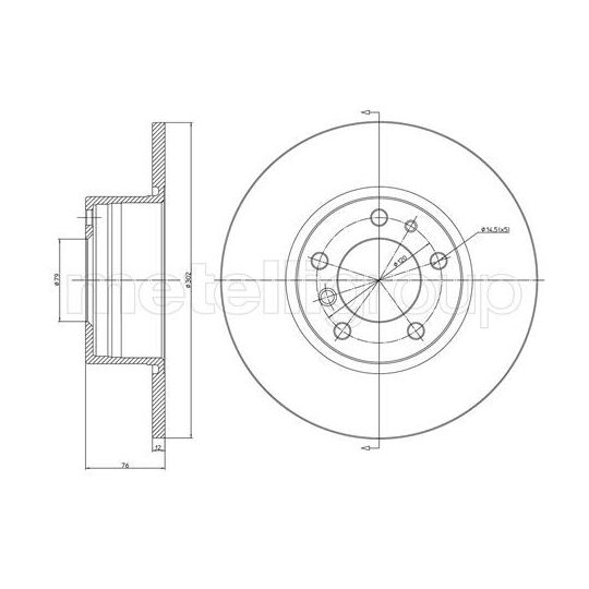 23-0187 - Brake Disc 