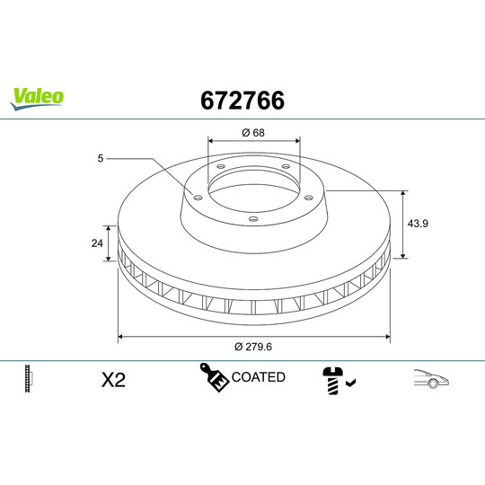 672766 - Brake Disc 