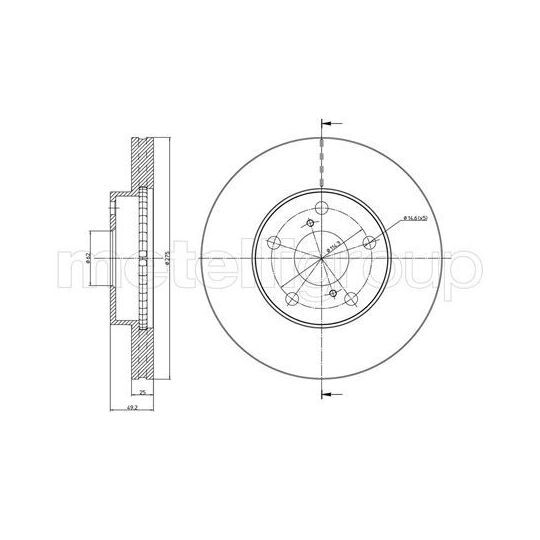 23-0801C - Brake Disc 