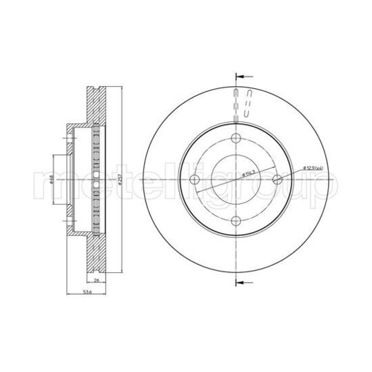 23-1303 - Brake Disc 