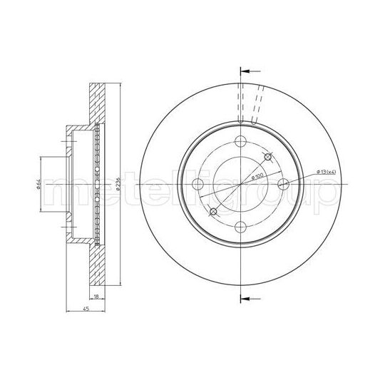 23-0505C - Brake Disc 