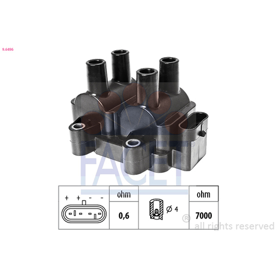 9.6496 - Ignition coil 