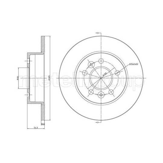 23-0482C - Brake Disc 