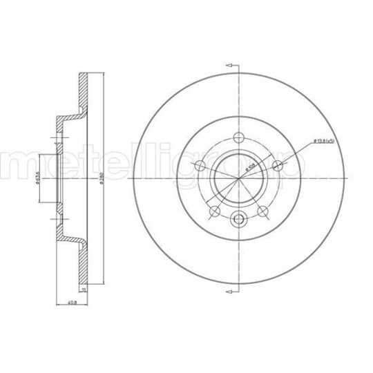 23-0686C - Brake Disc 