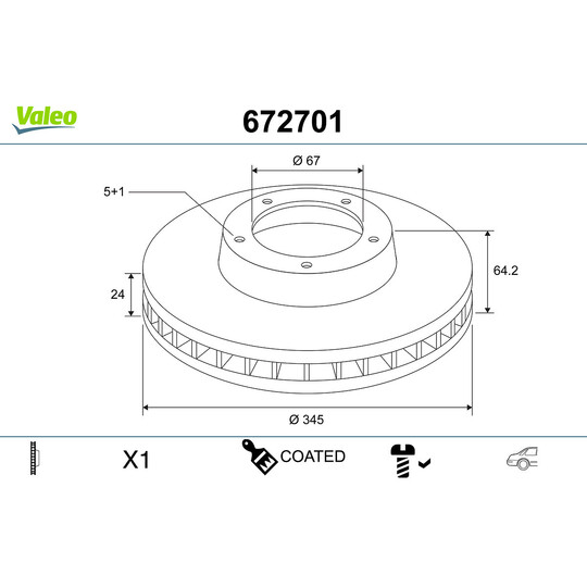 672701 - Brake Disc 