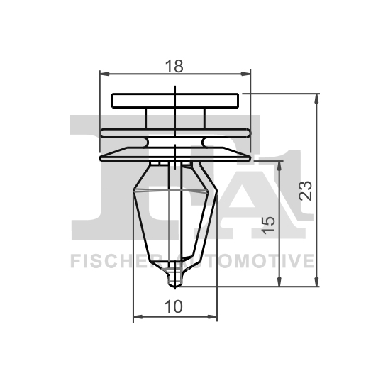 52-40003.5 - Clip, trim/protection strip 