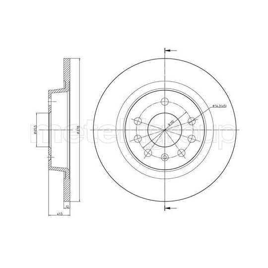 23-0609C - Brake Disc 