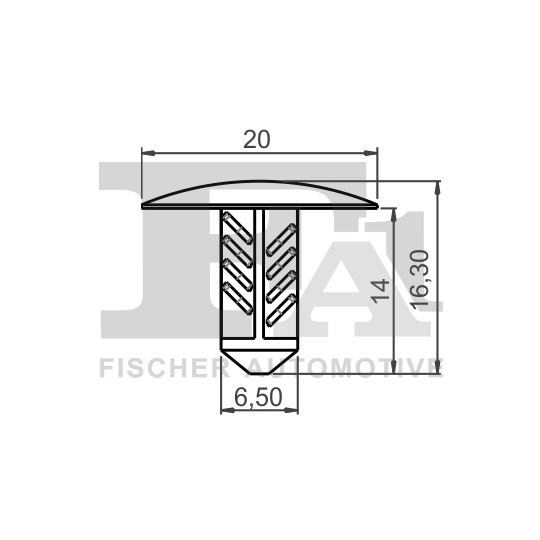 22-10008.5 - Clip, trim/protection strip 