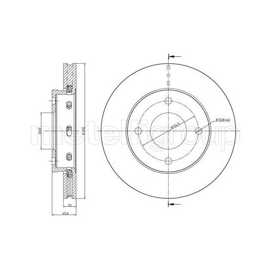 23-0623C - Brake Disc 