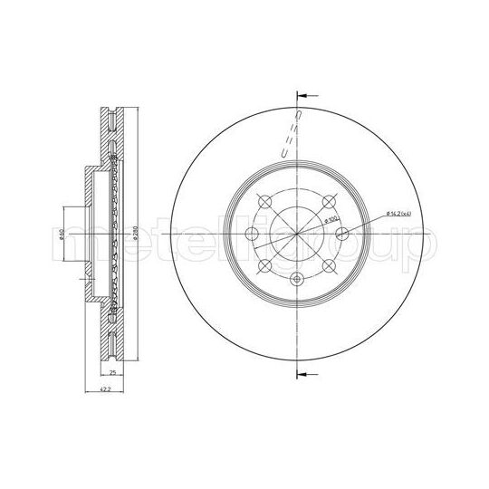 23-0825C - Brake Disc 