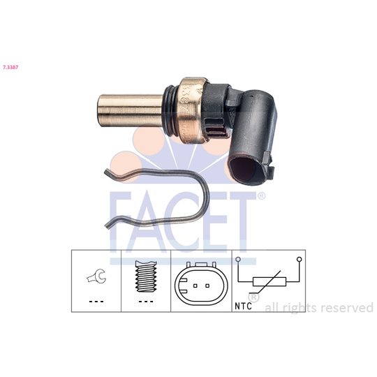 7.3387 - Sensor, coolant temperature 