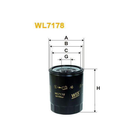 WL7178 - Oil filter 