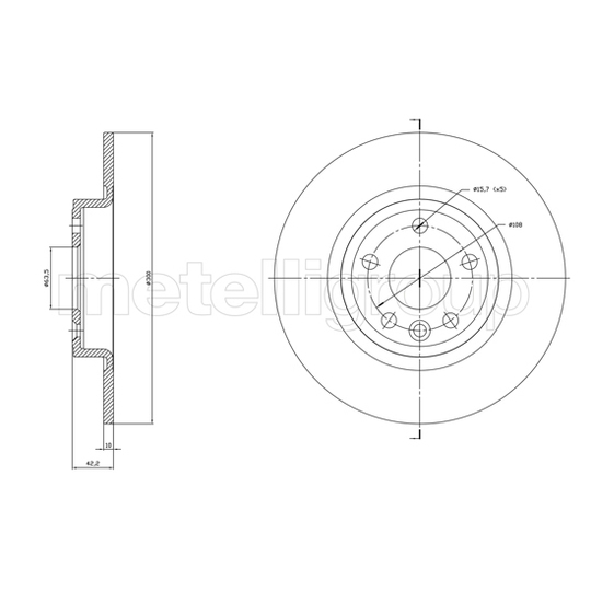 23-1864C - Brake Disc 