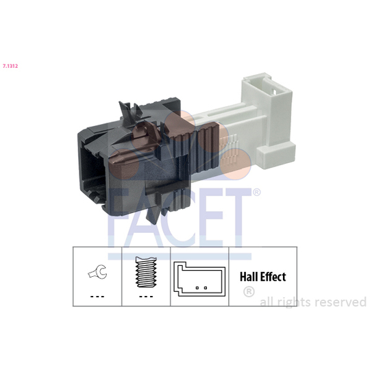 7.1312 - Bromsljuskontakt 