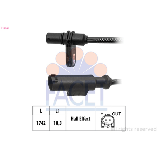 21.0241 - Sensor, wheel speed 