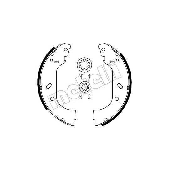 53-0074 - Brake Shoe Set 