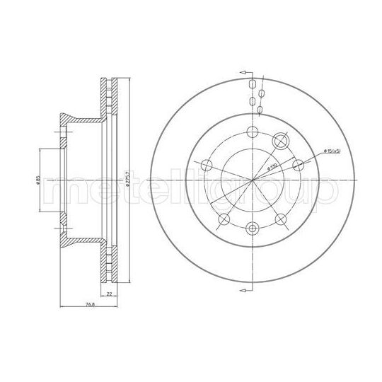 23-0418 - Brake Disc 