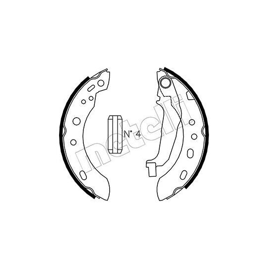 53-0288 - Brake Shoe Set 