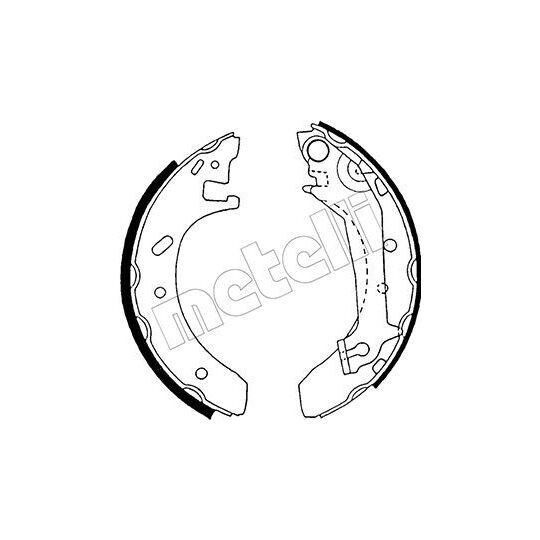 53-0124 - Brake Shoe Set 