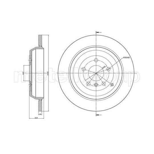 23-1011C - Brake Disc 